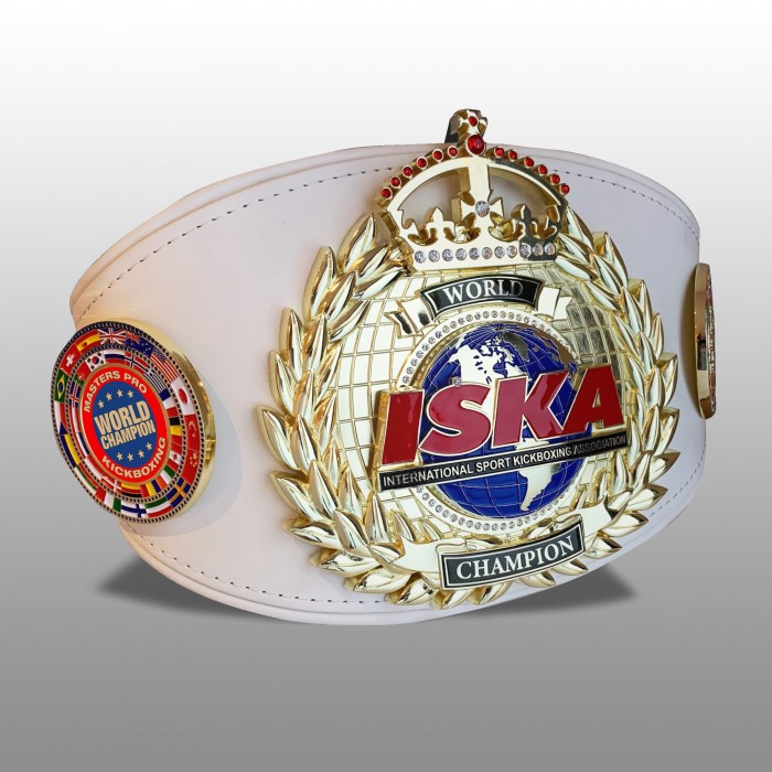 ISKA MASTERS PRO KICKBOXING WORLD TITLE BELT